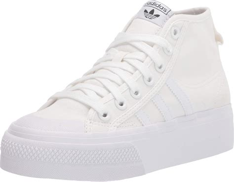 adidas leather platform shoes women